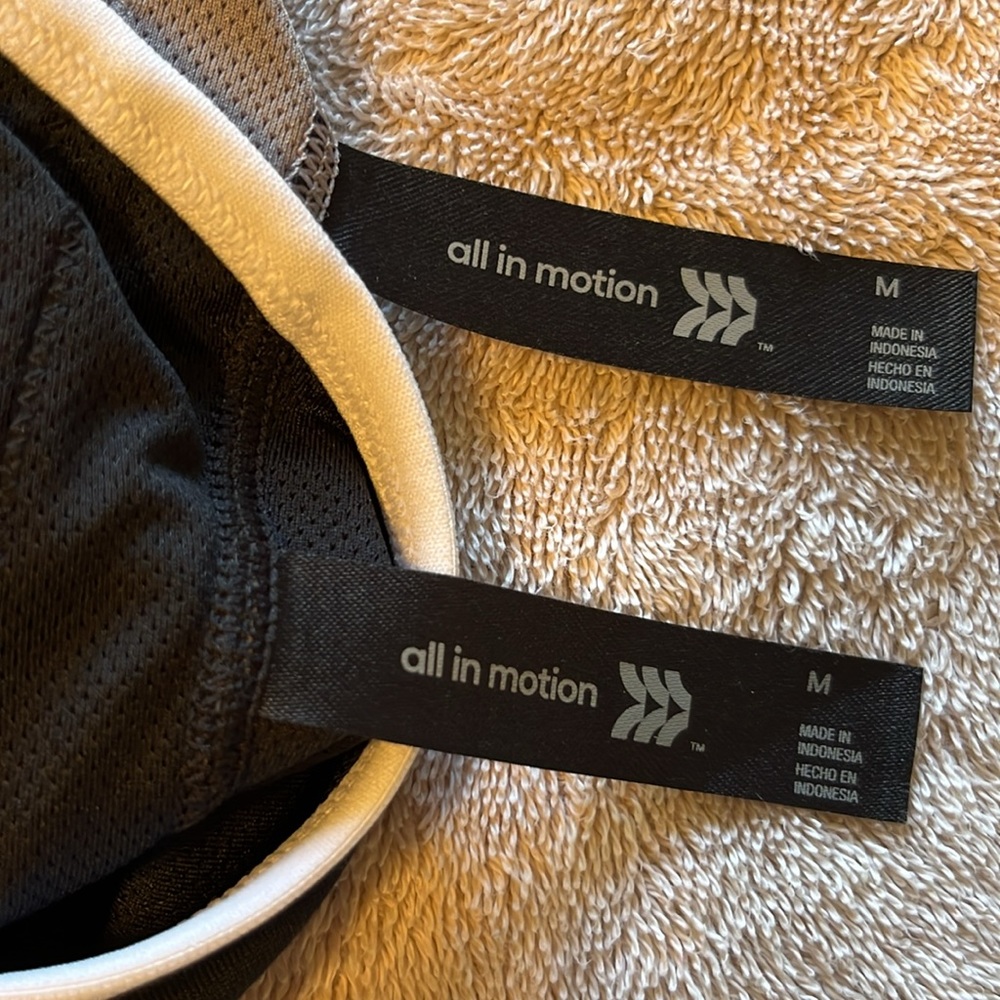 TWO All In Motion medium athletic sports bras - Picture 4 of 7